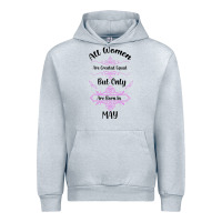 Heather Grey all women are created equal but only the smartest are born in may Urban Hoodie - Bettercallsaul