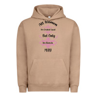 Pigment Burro all women are created equal but only the smartest are born in may Urban Hoodie - Bettercallsaul