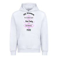 White all women are created equal but only the smartest are born in may Urban Hoodie - Bettercallsaul