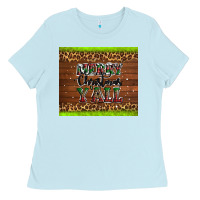 Baby Blue merry christmas y'all Ladies Tee - AdoDesignShop