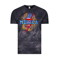 Cloud Black Merica lightning bolt Vintage Tee - Neo Western