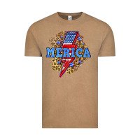 Vintage Coffee Merica lightning bolt Vintage Tee - Neo Western