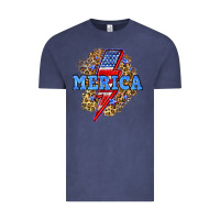 Vintage Denim Merica lightning bolt Vintage Tee - Neo Western