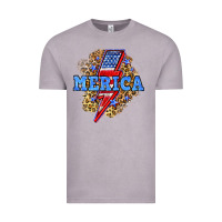 Merica Lightning Bolt Vintage Tee | Teevron