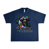 Navy autism awareness Urban Heavy Tee - SublimationCraftShop