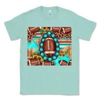 Seafoam football leopard turquoise gemstone sunflower Classic Tee - JahusDesignShop