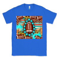 True Royal football leopard turquoise gemstone sunflower Classic Tee - JahusDesignShop