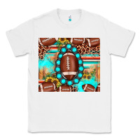White football leopard turquoise gemstone sunflower Classic Tee - JahusDesignShop