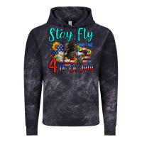 Cloud Black stay fly for the 4 th of july Vintage Hoodie - Zillion Design Studio