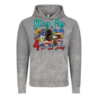 Cloud Rock stay fly for the 4 th of july Vintage Hoodie - Zillion Design Studio
