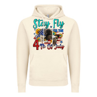 Vintage Artic stay fly for the 4 th of july Vintage Hoodie - Zillion Design Studio