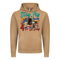 Vintage Camel stay fly for the 4 th of july Vintage Hoodie - Zillion Design Studio