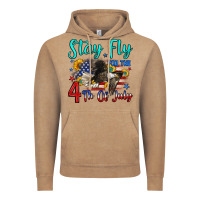 Vintage Coffee stay fly for the 4 th of july Vintage Hoodie - Zillion Design Studio