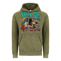 Vintage Olive stay fly for the 4 th of july Vintage Hoodie - Zillion Design Studio