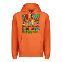 Carrot autism mom some people look up to their heroes Premium Hoodie - LillyAllenDesigns