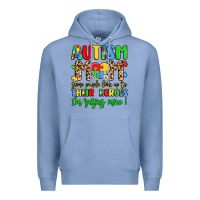 Colony Blue autism mom some people look up to their heroes Premium Hoodie - LillyAllenDesigns