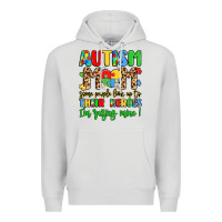 Dove Grey autism mom some people look up to their heroes Premium Hoodie - LillyAllenDesigns