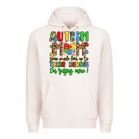 Pale Pink autism mom some people look up to their heroes Premium Hoodie - LillyAllenDesigns