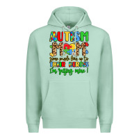 Seafoam autism mom some people look up to their heroes Premium Hoodie - LillyAllenDesigns