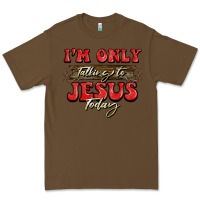 Cacao i'm only talking to jesus today christmas Premium Tee - BarkalooDesign