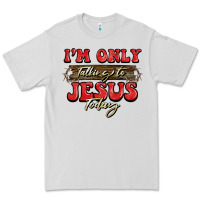 Dove Grey i'm only talking to jesus today christmas Premium Tee - BarkalooDesign