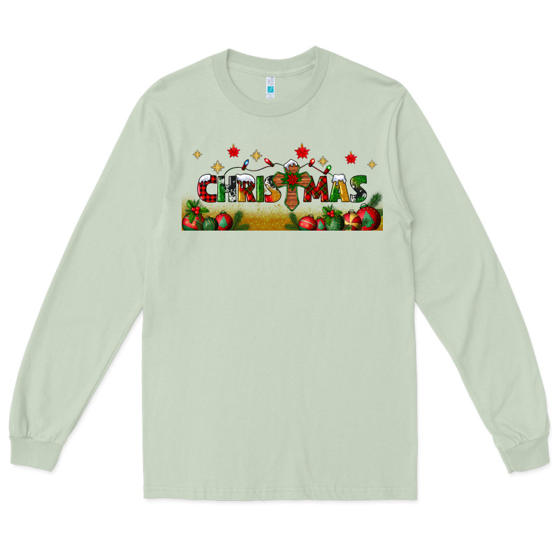 Christmas With Christmas Cross Libbey Glass Long Sleeve Tee by BundleAndBundleShop | Teevron