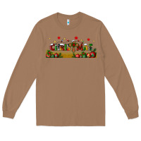 Toasted Coconut christmas with christmas cross libbey glass Long Sleeve Tee - BundleAndBundleShop