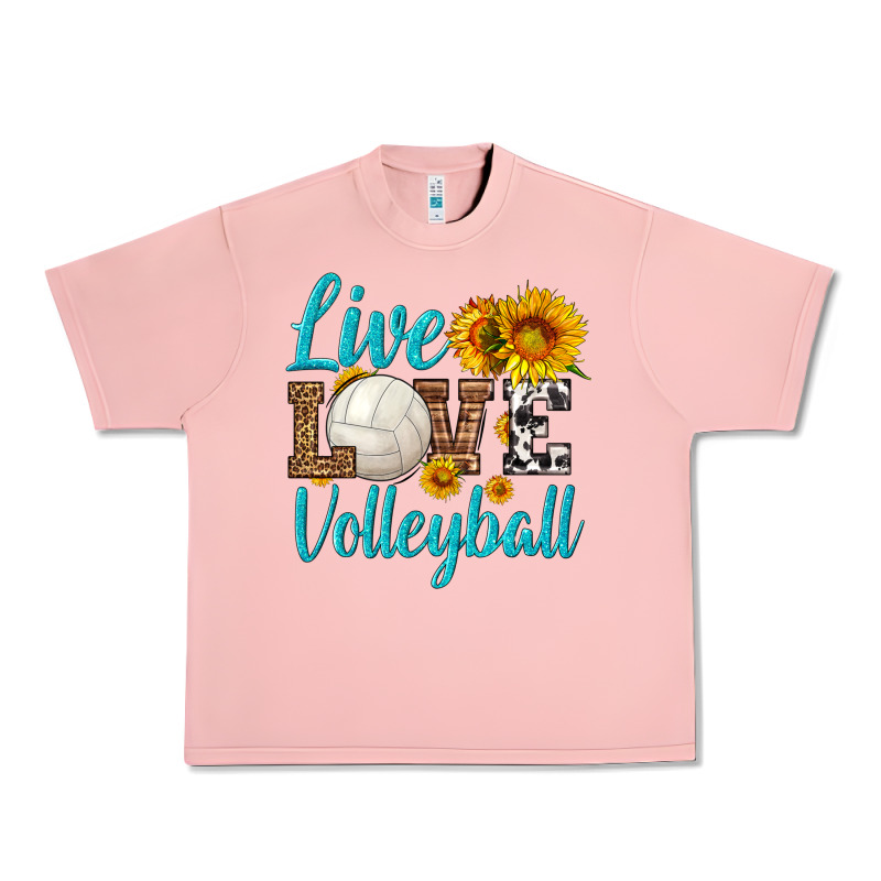 Live Love Volleyball Urban Heavy Tee by HRA Design Shop | Teevron