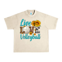 Sandshell live love volleyball Urban Heavy Tee - HRA Design Shop