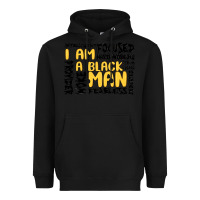 Black i am a black man Heavyweight Hoodie - MaliasSmallBusiness