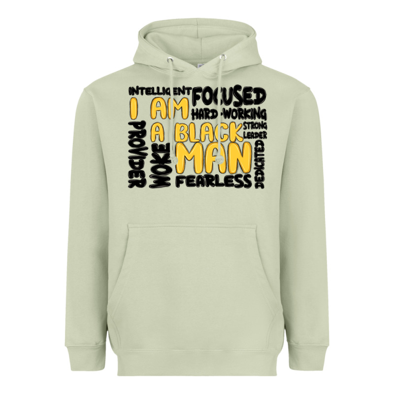 I Am A Black Man Heavyweight Hoodie by MaliasSmallBusiness | Teevron