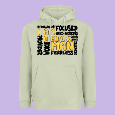 I Am A Black Man Heavyweight Hoodie Designed By Maliassmallbusiness