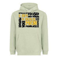 Matcha i am a black man Heavyweight Hoodie - MaliasSmallBusiness