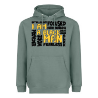 Sage i am a black man Heavyweight Hoodie - MaliasSmallBusiness