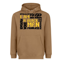 Toasted Coconut i am a black man Heavyweight Hoodie - MaliasSmallBusiness