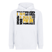 White i am a black man Heavyweight Hoodie - MaliasSmallBusiness