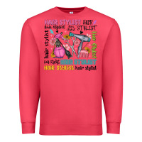 Cardinal hair stylist typography Premium Sweatshirt - MaliasSmallBusiness