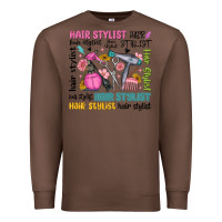 Chestnut hair stylist typography Premium Sweatshirt - MaliasSmallBusiness