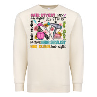 Sandshell hair stylist typography Premium Sweatshirt - MaliasSmallBusiness