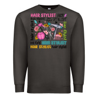 Smoke hair stylist typography Premium Sweatshirt - MaliasSmallBusiness