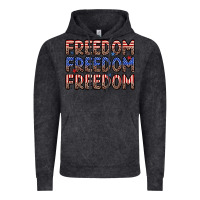 Vintage Black freedom freedom freedom Vintage Hoodie - Zillion Design Studio