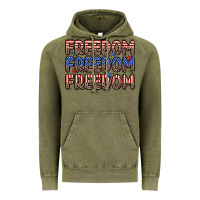 Vintage Olive freedom freedom freedom Vintage Hoodie - Zillion Design Studio
