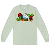 Matcha joy for christmas with snowman Long Sleeve Tee - AdoDesignShop