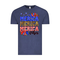 Vintage Denim Merica merica merica vibes Vintage Tee - Neo Western