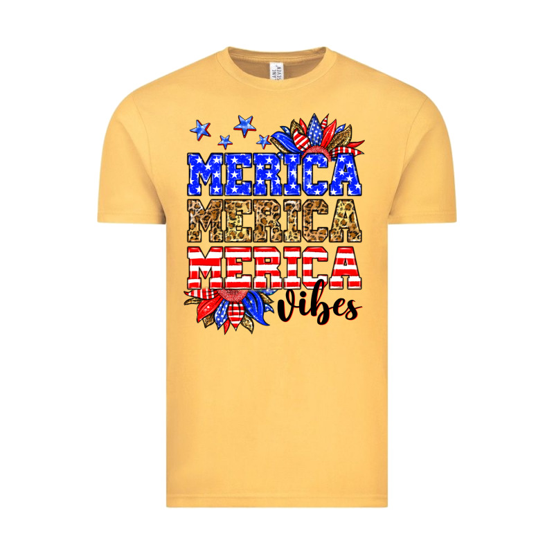 Merica Merica Merica Vibes Vintage Tee by Neo Western | Teevron