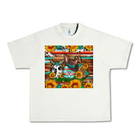 Pistachio Easter eggs sunflower gemstone tumbler Easter Day Urban Heavy Tee - Neo Western
