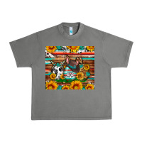 Tornado Easter eggs sunflower gemstone tumbler Easter Day Urban Heavy Tee - Neo Western