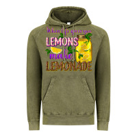 Vintage Olive when life gives you lemons make lemonade Vintage Hoodie - texasbilliewilder