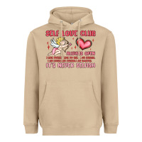 Mushroom self love club Heavyweight Hoodie - MaliasSmallBusiness