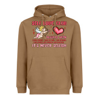 Toasted Coconut self love club Heavyweight Hoodie - MaliasSmallBusiness